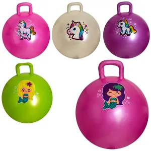 М'яч для фітнесу дитячий з рогами фітбол гладкий 45 см 1 фіолетовий