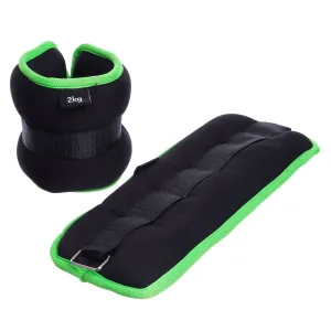 Обтяжувачі-манжети для рук та ніг 2 шт по 2 кг Сірий