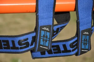 Лямки для тяги Power System PS-3401 Lifting Straps Duplex чорний/синій