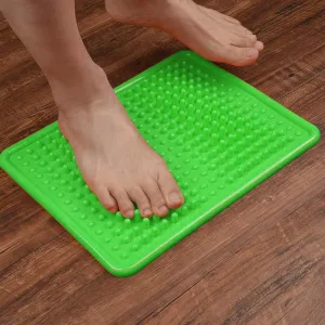 EasyFit Acupoint Orthopedic Foot Massage Mat with Spikes Green