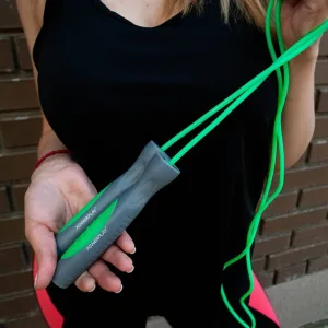 Скакалка PowerPlay 4204 класичний Jump Rope зелена 2,7 m.