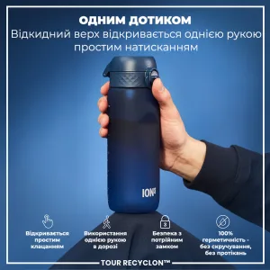 Пляшка для води ION8 750 мл. (ЕКО пляшка) BPA Free, Navy