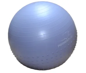 Fitness Ball Semi-Massage PowerPlay 4003 Ø75 cm Gymball Sky Blue + Pump