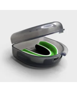 Капа боксерська Everlast EVERGEL MOUTH GUARD зелено-білий універсальна (оригінал)