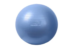 Мяч для фитнеса фитбол PowerPlay 4001 Ø65 cm Gymball синий + насос