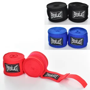 Бінт боксерський EVL 5 м нейлон чорний