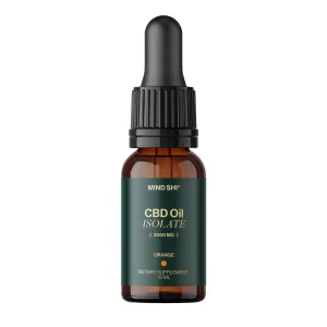 CBD Oil Isolate 2000 mg апельсин 10 мл (затерта дата)
