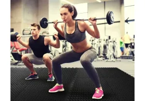 Татамі мат EasyFit SwallowTail 4 шт (60х60х1 см) пазл хвіст ластівки з бортиком