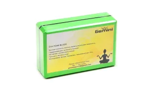 Блок для йоги 300 г 23х15х7,5 см - Зелений