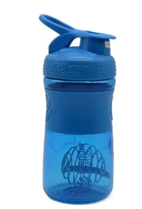 Шейкер спортивний пляшка BlenderBottle SportMixer Flip 590 мл Cyan оригінальний