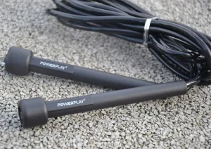 Скакалка PowerPlay 4201 Basic Jump Rope чорна 2,8 m.