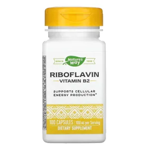 Riboflavin Vitamin B2 - 100 капсул