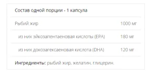 Omega 3 - 90 капсул