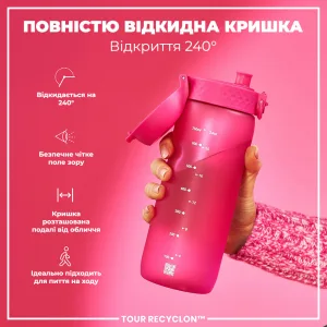 Пляшка для води ION8 750 мл. (ЕКО пляшка) BPA Free, Pink