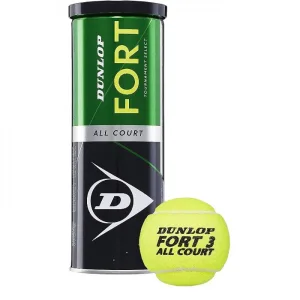 М'ячі для тенісу Dunlop Fort TS металева банка 3 шт (Оригінал) 601315