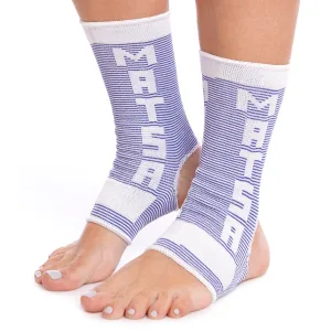 Бандаж на гомілковостоп еластичний MATSA розмір ML 2 шт M - Білий/Синій