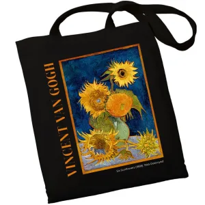 Екошопер BookOpt BK4096 Van Gogh Six Sunflowers чорний