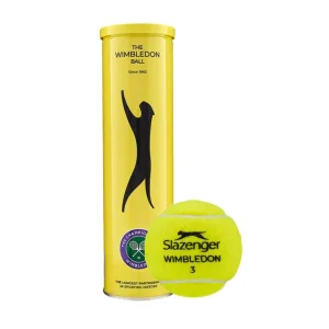 М'ячі для тенісу Slazenger Wimbledon AC 4B 4 шт 340973 (Оригінал)
