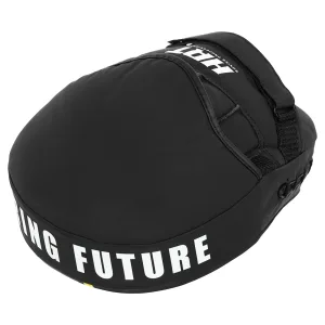 Лапа Вигнута для боксу та єдиноборств HARD TOUCH 19x5x25 см 2 шт - 23 см - Чорний, Жовтий