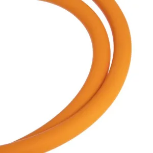 Еспандер трубчастий з ручками та фіксатором дверей Довжина 120 см навантаження 18.2 кг Помаранчевий