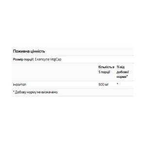 Inositol 500 мг - 100 капсул