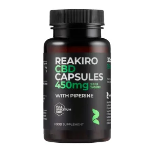 CBD Isolate Vegan Capsules with Piperine 450 мг - 30 капсул