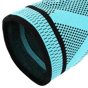 Наколінник бандаж із силіконовим кільцем MUTE ML 1 шт 9066-CYAN - M