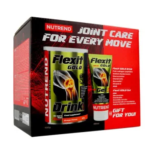 Flexit Drink Gold + Flexit Gold Gel 100 мл 400 г + - 100 мл помаранчевий