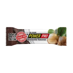 Power Pro 32% без цукру - 60 г, макадамія