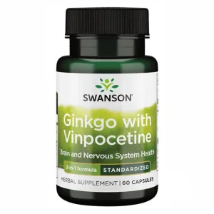 Ginkgo with Vinpocetine - 60 капсул