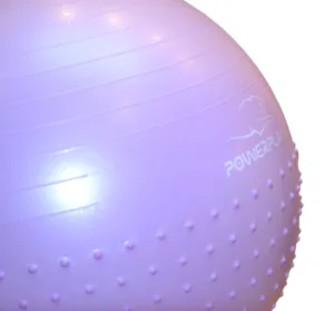 Fitness Ball (Gymball) PowerPlay 4003 Ø75 cm semi-massage purple + pump