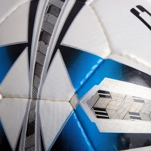 М'яч футбольний CORE SHINY FIGHTER №5 PU - білий-чорний-синій