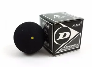 М'яч для сквошу Dunlop Competition 1точка жовта (Оригінал)