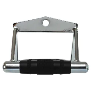 Double handle for low pulley cable machine