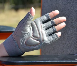 Рукавички для фітнесу MadMax MFG-921 Voodoo Light grey/orange S