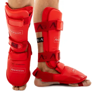 Захист гомілки та стопи для карате Arawaza R Replica Червоний - L