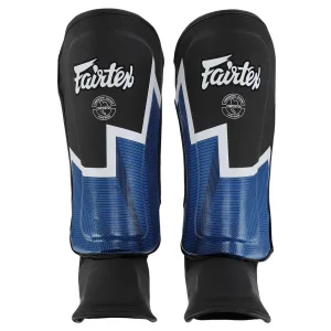 Захист гомілки та стопи шкіряний для єдиноборств FAIRTEX розмір S L BO-9486-BL - M