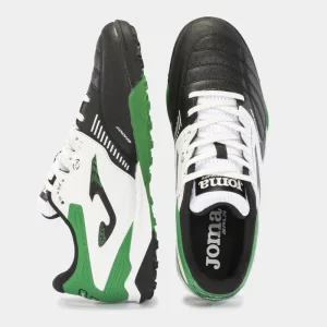 Joma CANCHA Men's Football Boots Size 44 CANW2401TF Black-White-Green (Original)