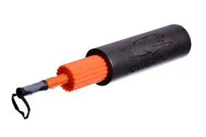 Массажный ролик роллер набор 3 в 1 PowerPlay 4022 Therapy Roller чёрно-оранжевый