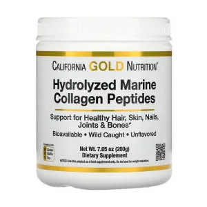 Hydrolyzed Marine Collagen Peptides - 200 г, чистий