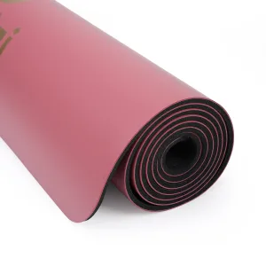 Килимок для йоги каучуковий поліуретан Sport Pro 183 см*68 см*5 мм рожевий