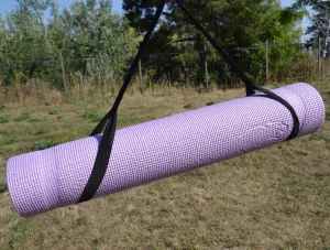 Килимок для йоги та фітнесу PowerPlay 4010 PVC Yoga Mat лавандовий 173x61x0,6