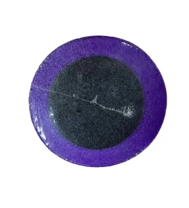 Ролер для занять йогою та пілатесом EPE 45 см чорний-синій