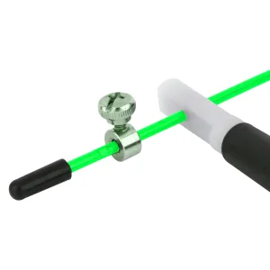 Скакалка скоростная PowerPlay 4202 Ultra Speed Rope зеленая 2,9 m.