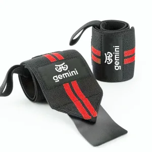 Elastic Wrist Support for Wrist Fixation 2 pcs black-red