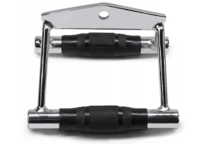 Ручка для нижней тяги двойная EasyFit (обрезиненные ручки)