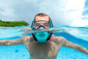 Полнолицевая маска для плавания BESTWAY 14+