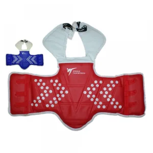 Захист корпусу та ключиці (жилет) двосторонній розмір 3 - синій/Червоний