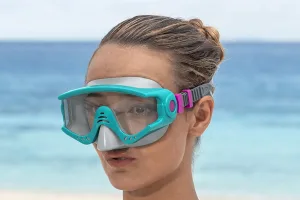 Маска для плавання BESTWAY 14+ 22044 сіро-синій