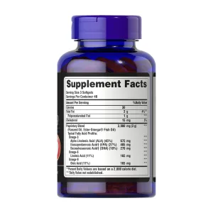 Triple Omega 3-6-9 Fish & Flax Oils - 120 софтгель